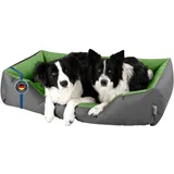 BedDog Hundebett XXL - Hundekissen - Hundekorb - Hundecouch - Hundesofa - Bezug abziehbar, Waschbar, für Mittel-Große Hunde