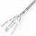 Roline 21.15.0883 Netzwerkkabel S/FTP PiMF - CAT 6a Grau 100 m