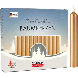 Brubaker Baumkerzen 100 St. gold