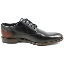 Bugatti Schnürschuh braun schwarz, 9283455