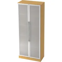 Hammerbacher Vitrine buche 4 Fachböden