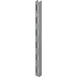 Trendline Wandschiene 2-reihig grau 50 x 2,5 cm Regalträger - Trendline