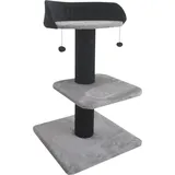 Laroy Group Gloria Kratzbaum 60 x 60 x 100 cm grau/schwarz