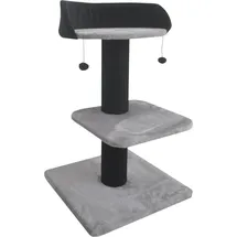 Laroy Group Gloria Kratzbaum 60 x 60 x 100 cm grau/schwarz