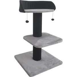 Laroy Group Gloria Kratzbaum 60 x 60 x 100 cm grau/schwarz