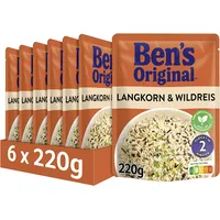 Ben"s' BEN'S ORIGINALTM Express Langkorn & Wildreis 6x220g