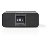 nedis RDIN5000BK Internetradio mit DAB+ UKW Radio Bluetooth 42 W Fernbedienung