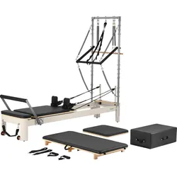 VEVOR Pilates Reformer Pilates Maschine Heim-Fitnessgerät mit Widerstand