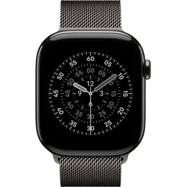 Apple Watch Milanaise Armband 46 mm Schiefer M/L