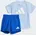 SPORTSWEAR I BL T-SET 160 JC9641 68 Glow Blue/White 68