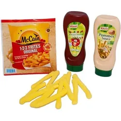 TANNER 0062.7 Mc Cain 123 Frites mit Knorr Ketchup und Mayo