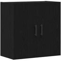 VidaXL Wandschrank Schwarz Eiche 60x31x60 cm Holzwerkstoff