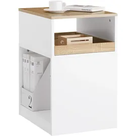 SoBuy ASK08-WN Rollcontainer 40x65x50 cm weiß