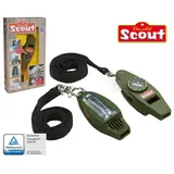 Scout Signalpfeife inkl. Lupe, Kompass, Thermometer und Licht (0592)