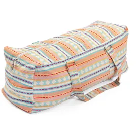 Bodhi Ethno Collection: Yoga Kit Bag Jacquard-Webstoff, apricot-hellblau gemustert 1 St