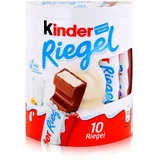 Ferrero Kinder Riegel Schokolade 10 Riegel je 21g mit Milchcreme-Füllung (1er Pack)