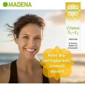 MADENA Vitamin D3 und K2 Tropfen 50 ml