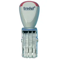 Trodat Datumstempel Classic 1004 12 x 3 mm Silber