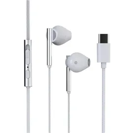 Trevi HMP 700 C Kopfhörer Kabelgebunden Anrufe/Musik USB Typ-C, digital, mit Mikrofon, integriertes Mini-Mikrofon, langlebig, verhedderungsfrei, ABS und Aluminium