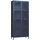 [en.casa] Vitrinenschrank Säkylä 180 x 80 x 35 cm Navyblau
