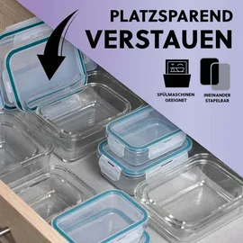 GOURMETmaxx Klick-it 4er Set - 8-tlg. smaragd