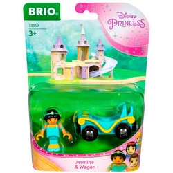 BRIO® Spielzeug-Eisenbahn Disney Princess Jasmin mit Waggon