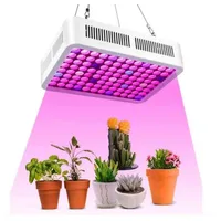 GOOLOO Pflanzenlampe LED Pflanzenlicht Vollspektrum wachsen Licht Pflanze wachsen Licht, Rückseitiger Lüfter, keine Sorge um die Wärmeableitung, Lampe mit Rot Blau Licht, Pflanzenleuchte für Zimmerpflanzen Gemüse und Blumen, 300W weiß