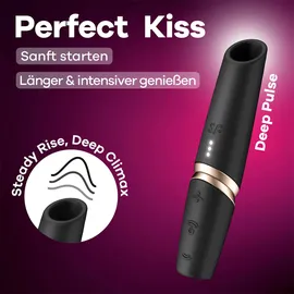 Satisfyer Perfect Kiss Klitorisstimulator schwarz