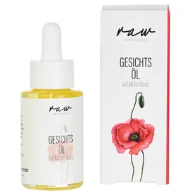 raw naturkosmetik Gesichtsöl Mohn 30 ml