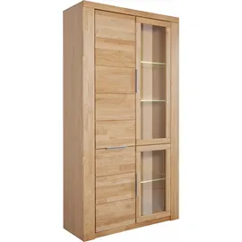 OTTO home Vitrine ZARA 100 x 40 x 190 cm Beige