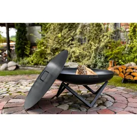Cook King Feuerschale Santiago Ø 70 cm Grau