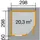 Weka Designhaus 213+ 2,98 x 2,98 m anthrazit