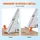 Vevor Dockleiter Aluminium 4 Stufen