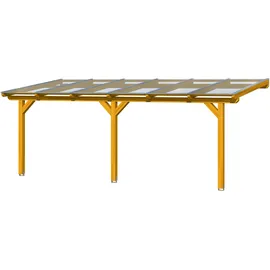 SKANHOLZ Terrassenüberdachung Bormio 648 x 350 cm eiche hell