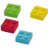 Wedo Radiergummis Bricky farbsortiert, 4 St.