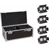 Eurolite Set 4x LED CBB-2 WW/CW Fairlight + Case