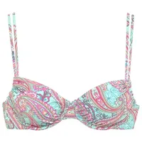 VENICE BEACH Bügel-Bikini-Top Damen mint-bedruckt Gr.38 Cup C