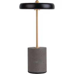 Tischleuchte Schreibtischlampe Beistelllampe LED Touch-Schalter Dimmbar Schwarz