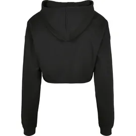 URBAN CLASSICS Oversized Cropped Hoody Schwarz 5XL