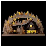 RATAGS Kunsthandwerk RATAGS 3D Schwibbogen Handarbeit Erzgebirgische Holzkunst Erzgebirge Deko