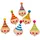 small foot gmbh & co. kg Holzkreisel Clown