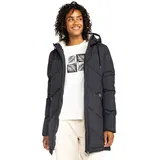 Roxy Steppjacke BETTER WEATHER mit Kapuze extra Länge Roxy anthracite L