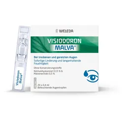 Visiodoron Malva Augentropfen in Monodosen 20X0,4 ml