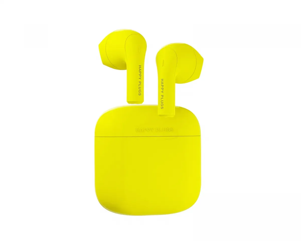 Happy Plugs Joy True Wireless Headphones - TWS In-Ear Kopfhörer - Neon Yellow