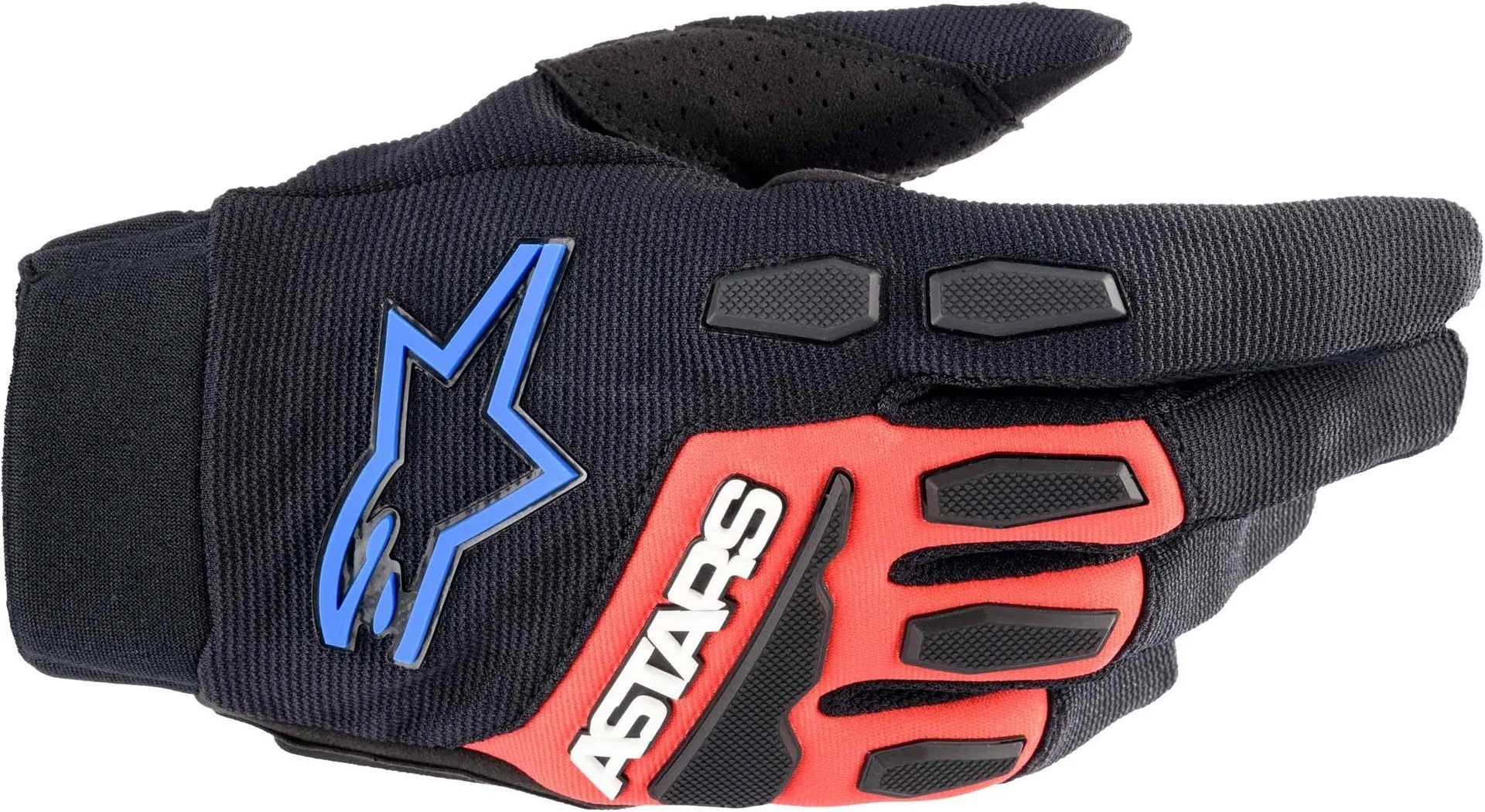 Alpinestars Full Bore XT Motorcross handschoenen, zwart-rood-blauw, L Voorman