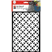 Marabu Art Stencil Schablone Retro Flower DIN A4