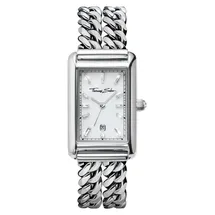 Thomas Sabo ELEGANCE Rechteckig Edelstahl 22 mm WA0428-201-201