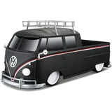 MAISTO TECH 82048 - Ferngesteuertes Auto - VW Bus Typ 2 Pick-Up (matt-schwarz, Maßstab 1:16)