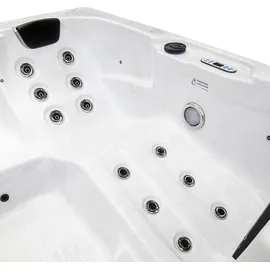 Home Deluxe White Marble Pure 210 x 160 x 80 cm weiß/schwarz