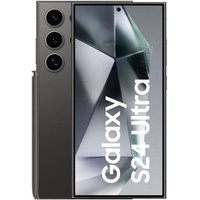 Samsung Galaxy S24 Ultra - 5G Smartphone - Dual-SIM - RAM 12 GB / Interner Speicher 256 GB - OLED-Display - 6.8" - 3120 x 1440 Pixel (120 Hz) - 4x x Rückkamera 200 MP, 50 MP, 12 MP, 10 MP - front camera 12 MP - Titanium Black (SM-S928BZKGEUE)